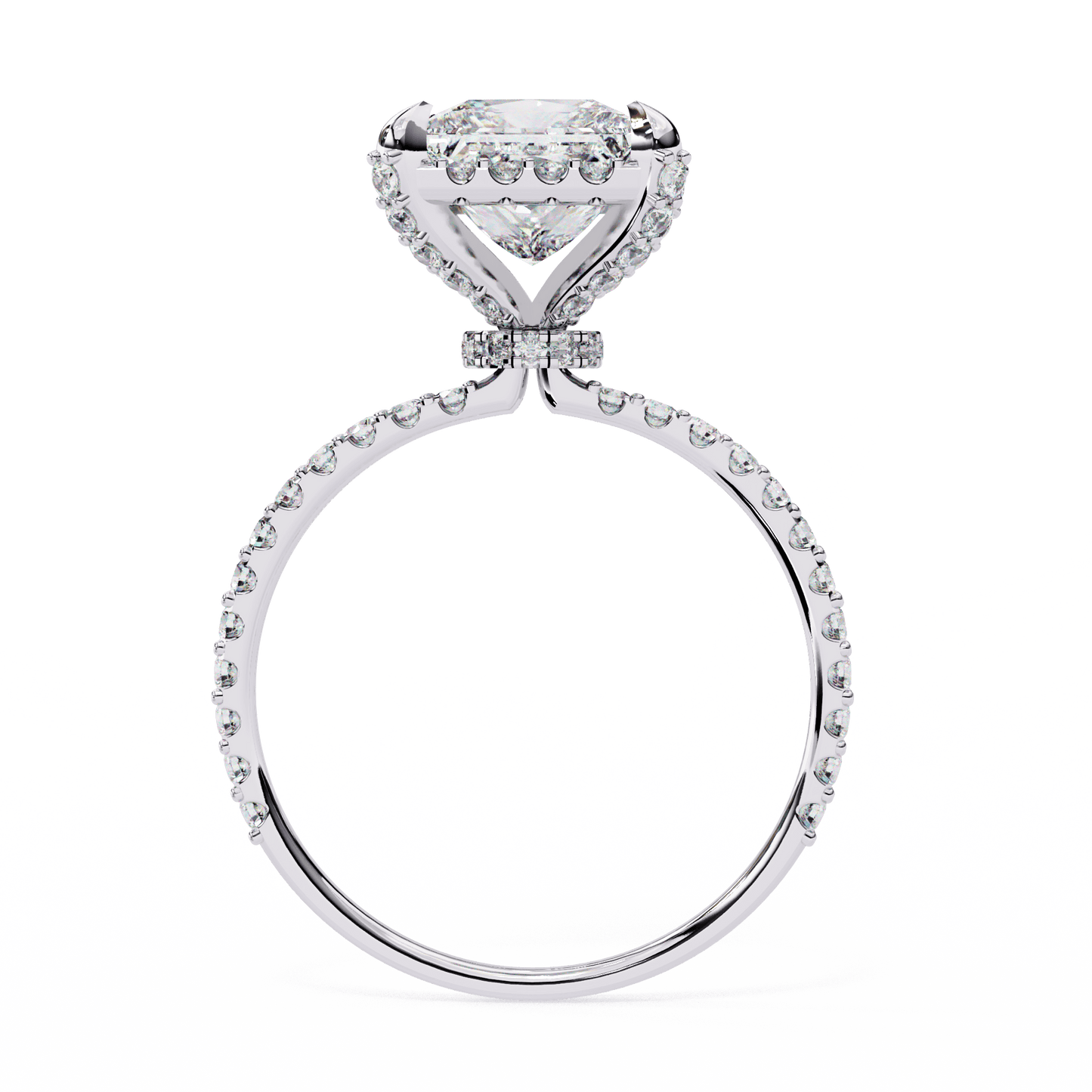 Nova Princess Cut 2.03Carat Solitaire Ring
