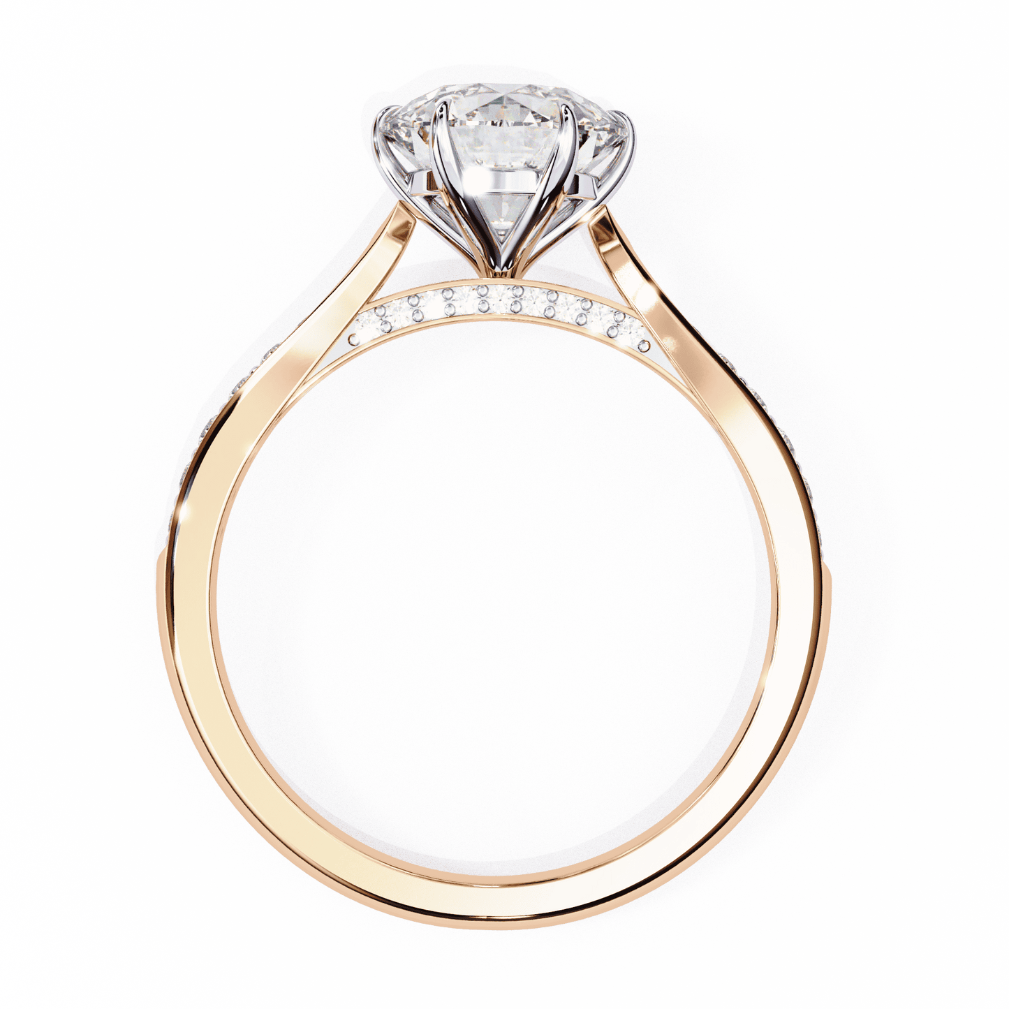 Sparkling Affair Round Solitaire Ring