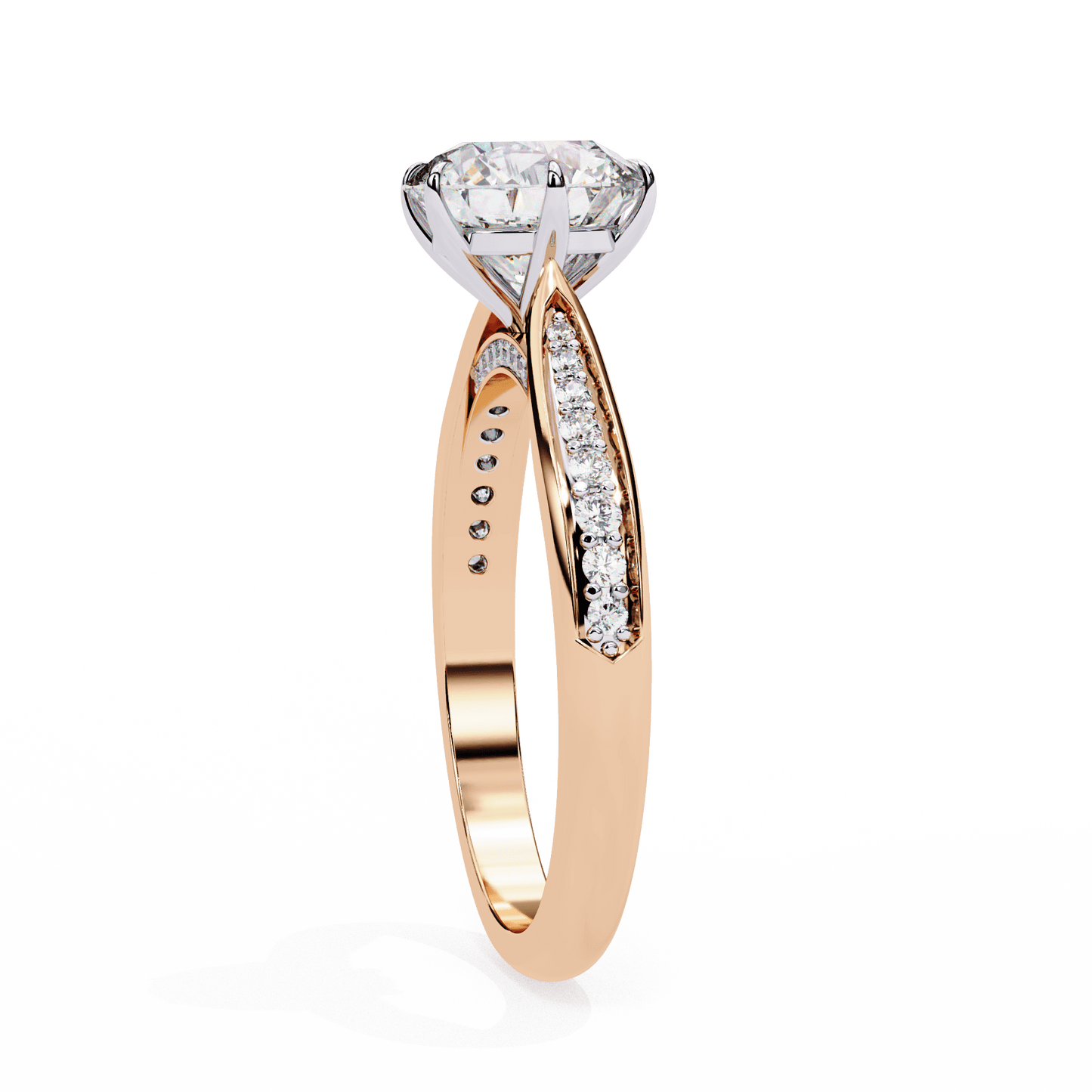 Sparkling Affair Round Solitaire Ring