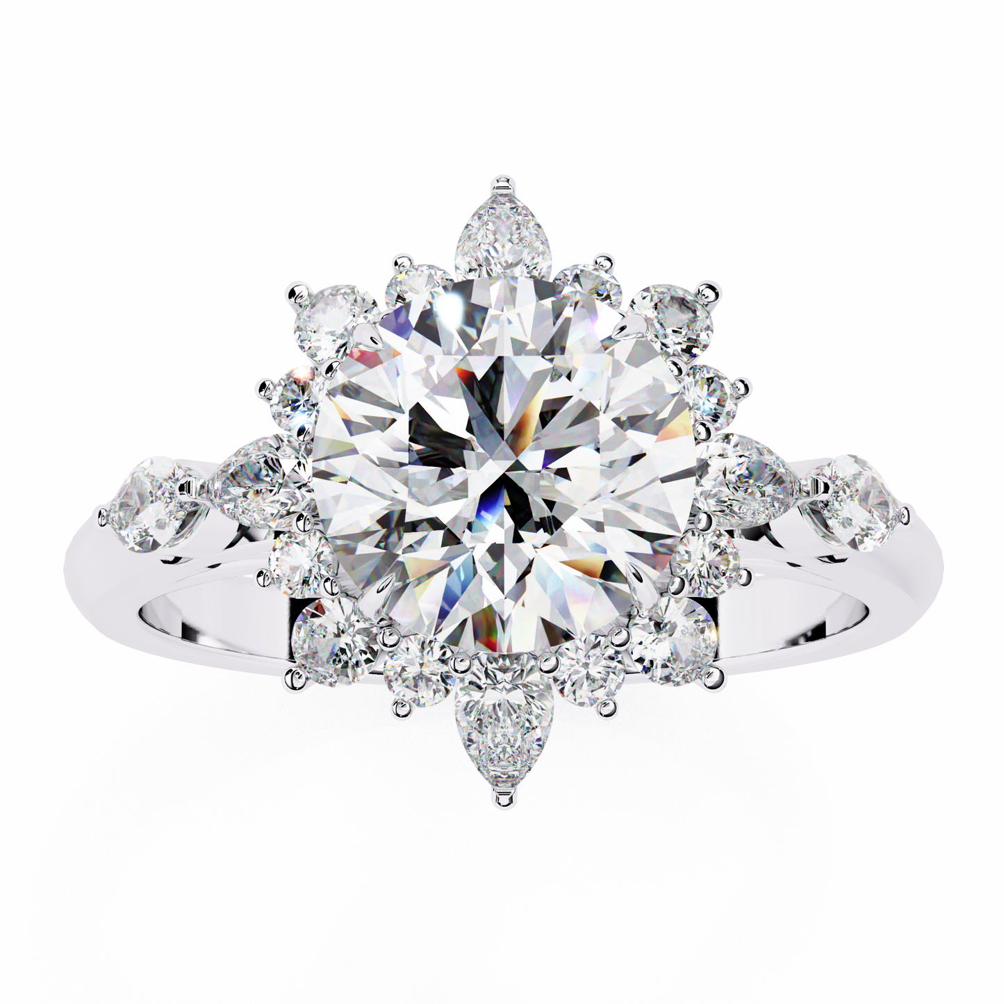 Sunshine 1.48 Carat Round Solitaire Ring