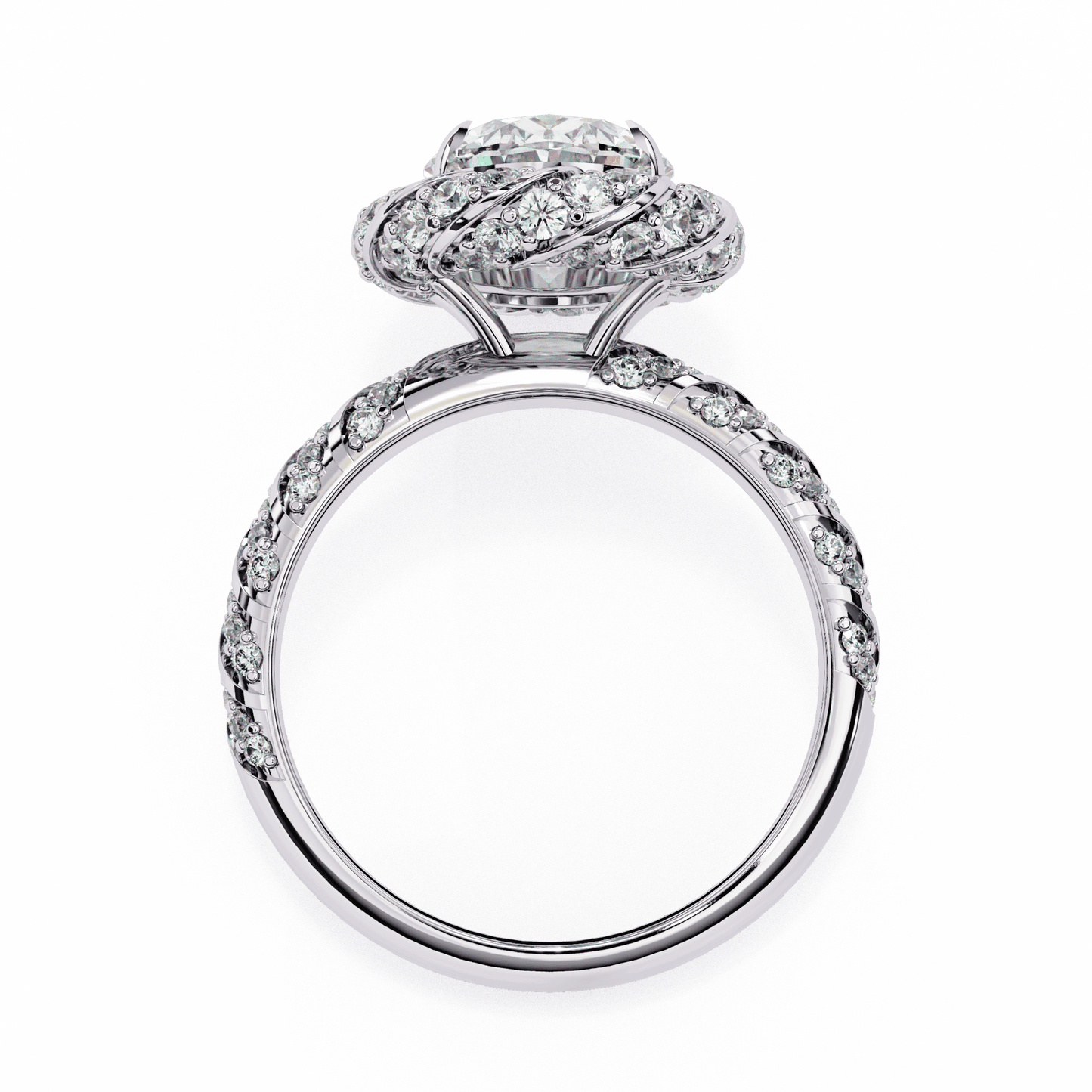 Stunning 2.42 Carat Oval Solitaire Ring