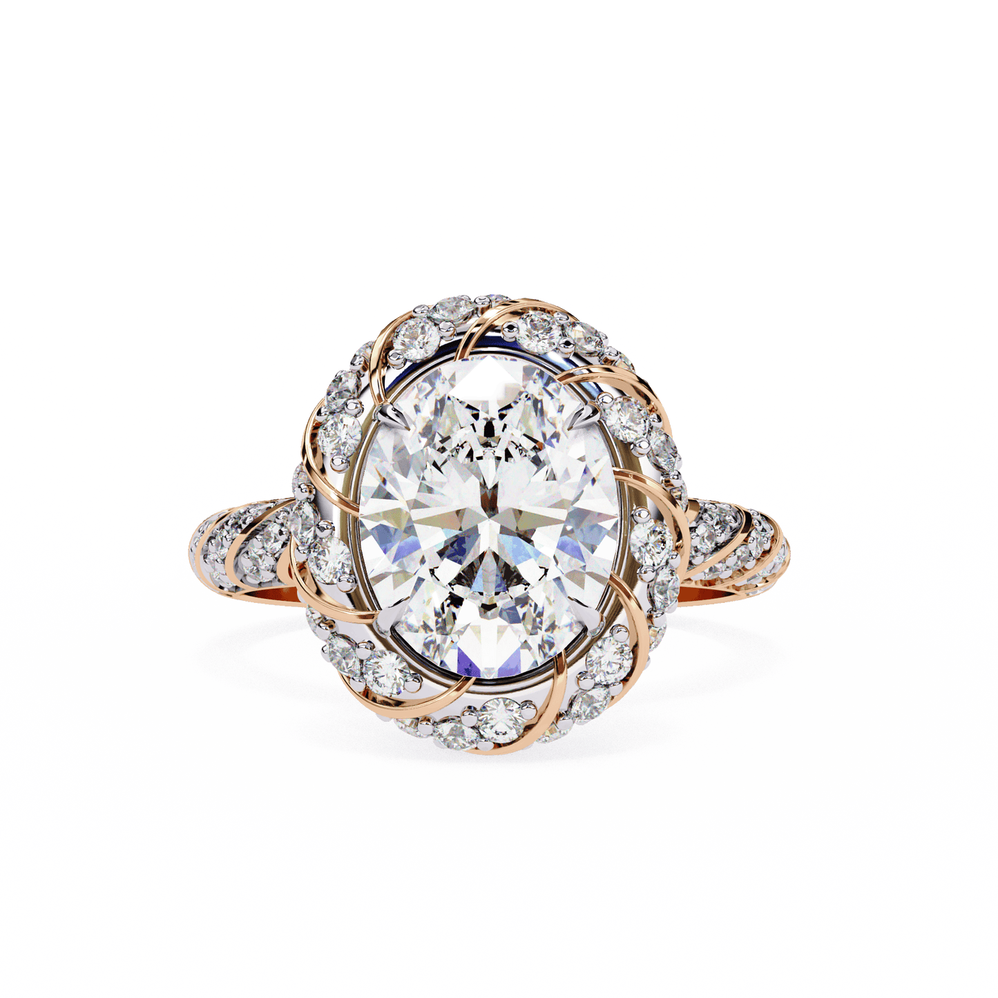 Stunning 2.42 Carat Oval Solitaire Ring