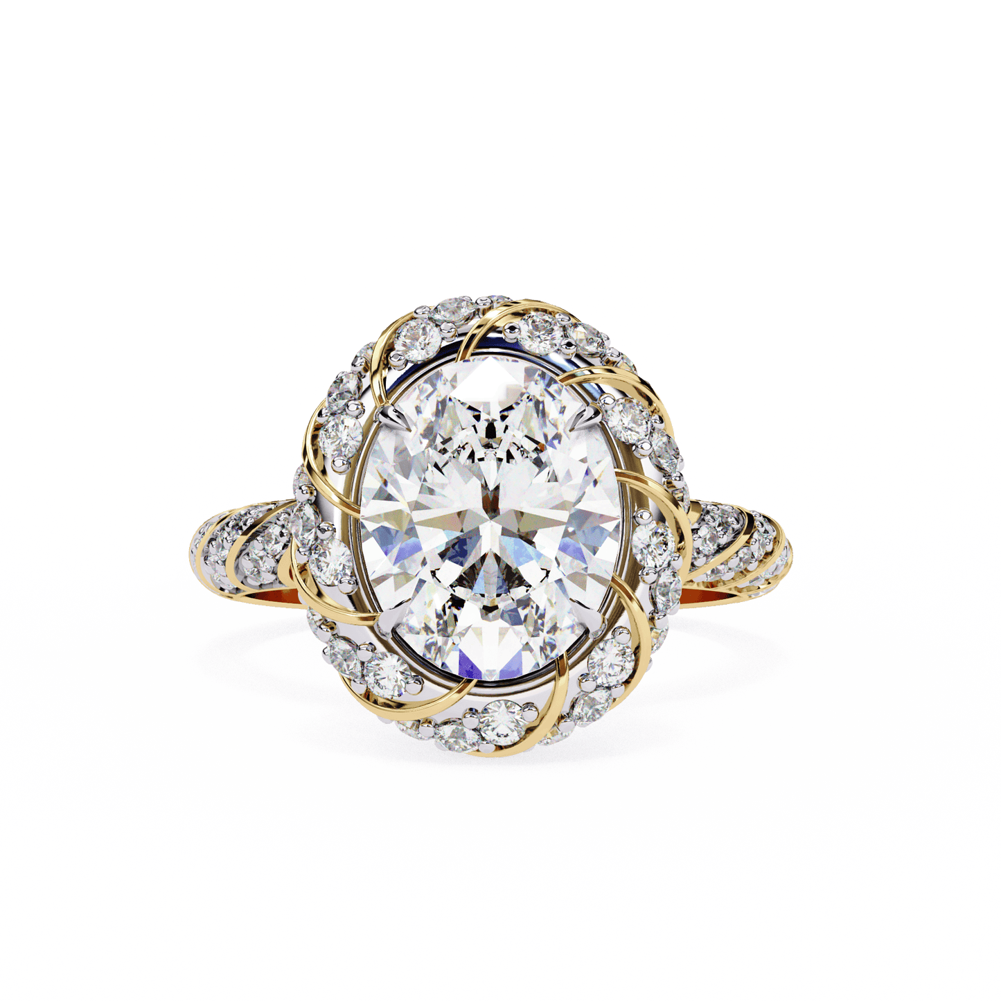 Stunning 2.42 Carat Oval Solitaire Ring
