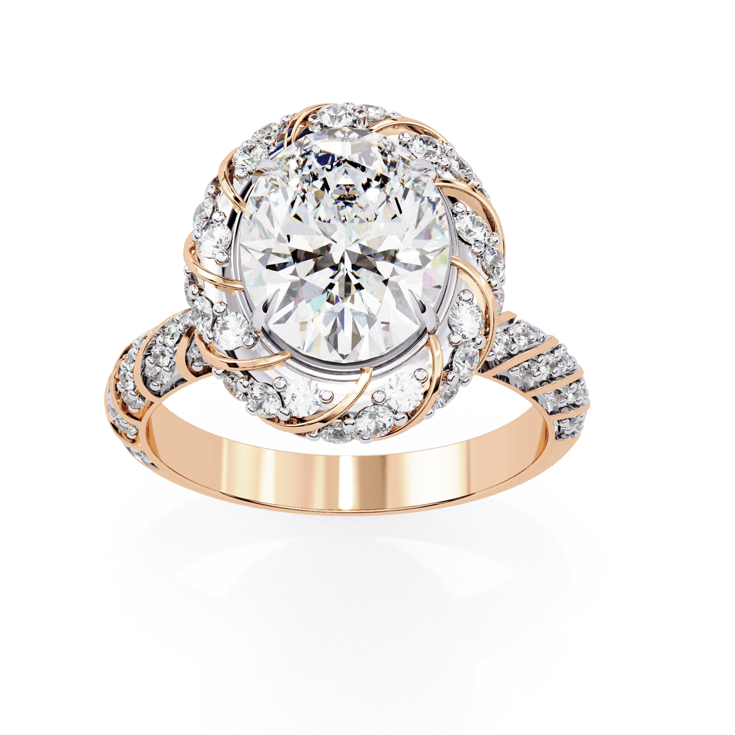 Stunning 2.42 Carat Oval Solitaire Ring