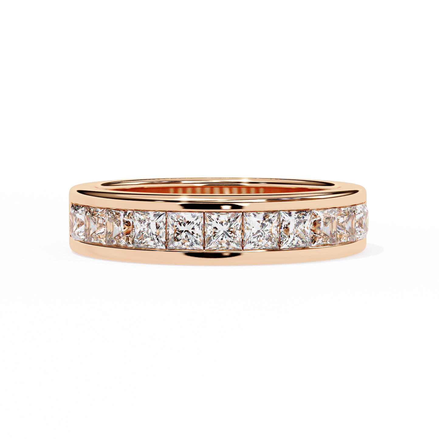 1.07 Carat Princess Diamonds Band