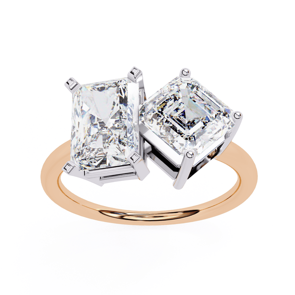 Two to Tango Solitaire Ring