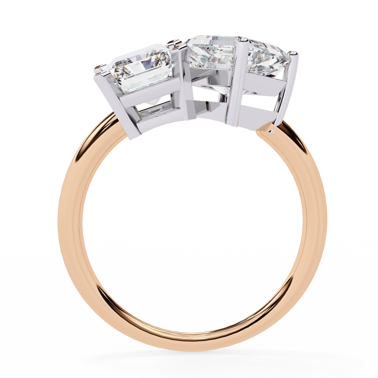 Two to Tango Solitaire Ring