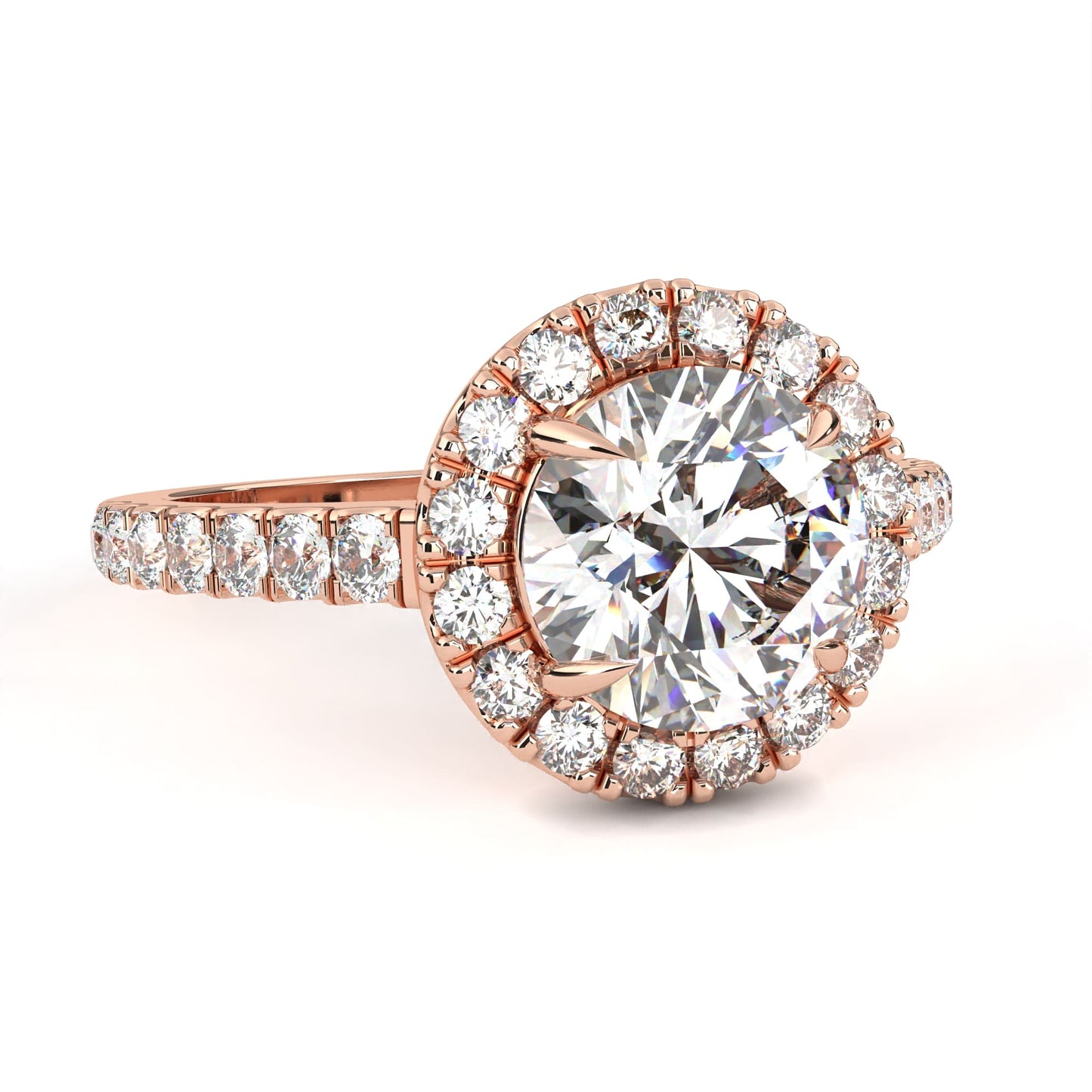 Forever Us 2.92 Carat Round Solitaire Engagement Ring