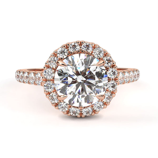 Forever Us 2.92 Carat Round Solitaire Engagement Ring
