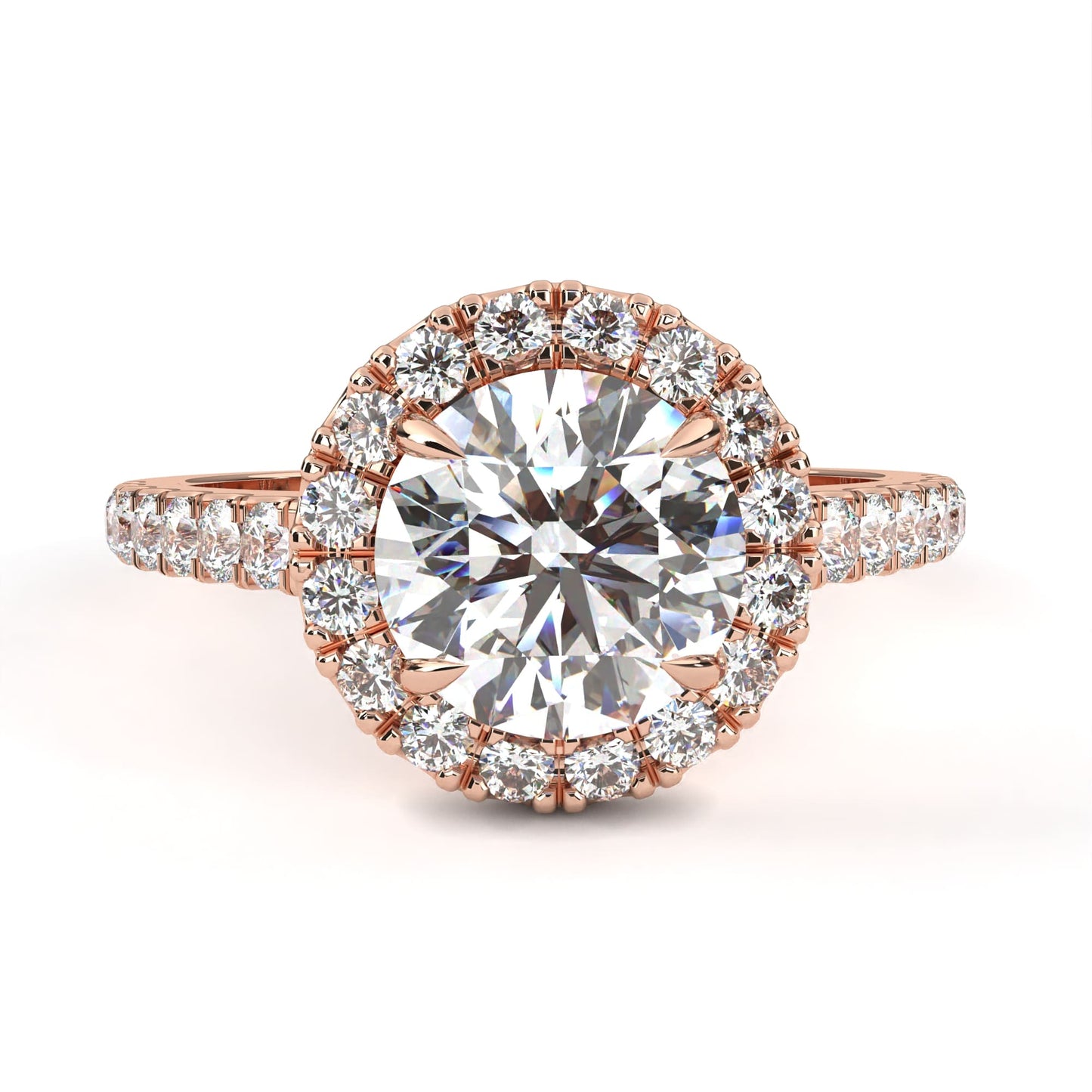 Forever Us 2.92 Carat Round Solitaire Engagement Ring