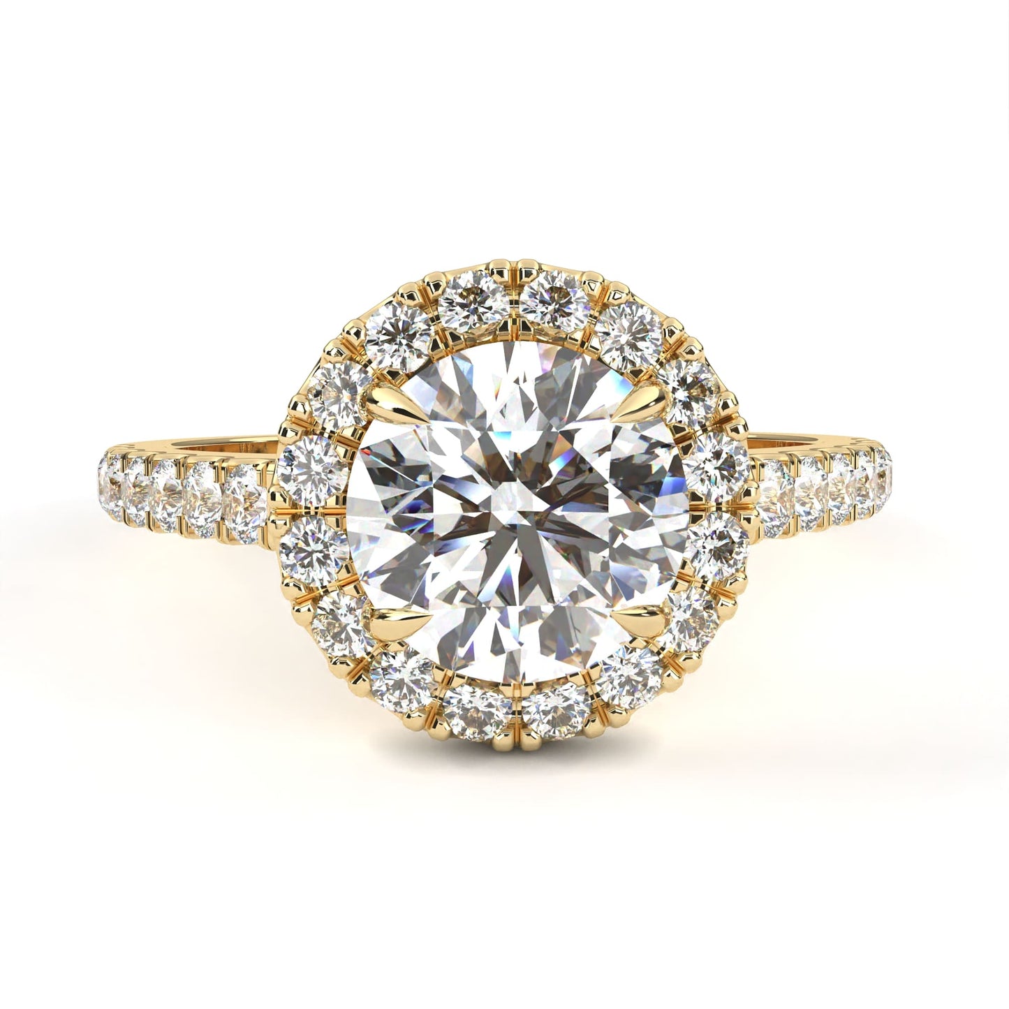 Forever Us 2.92 Carat Round Solitaire Engagement Ring