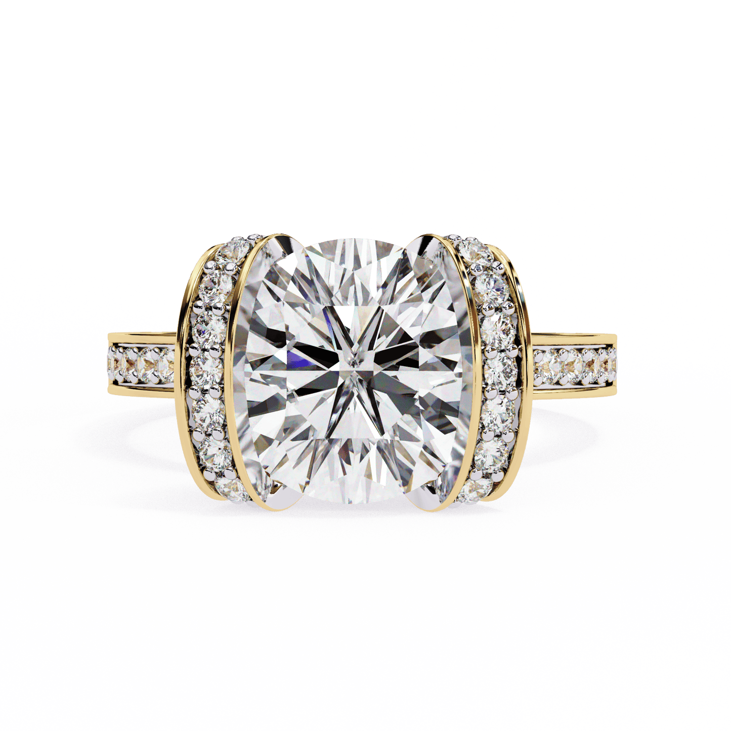 2.92 Carat Round Solitaire Grand Wedding Ring