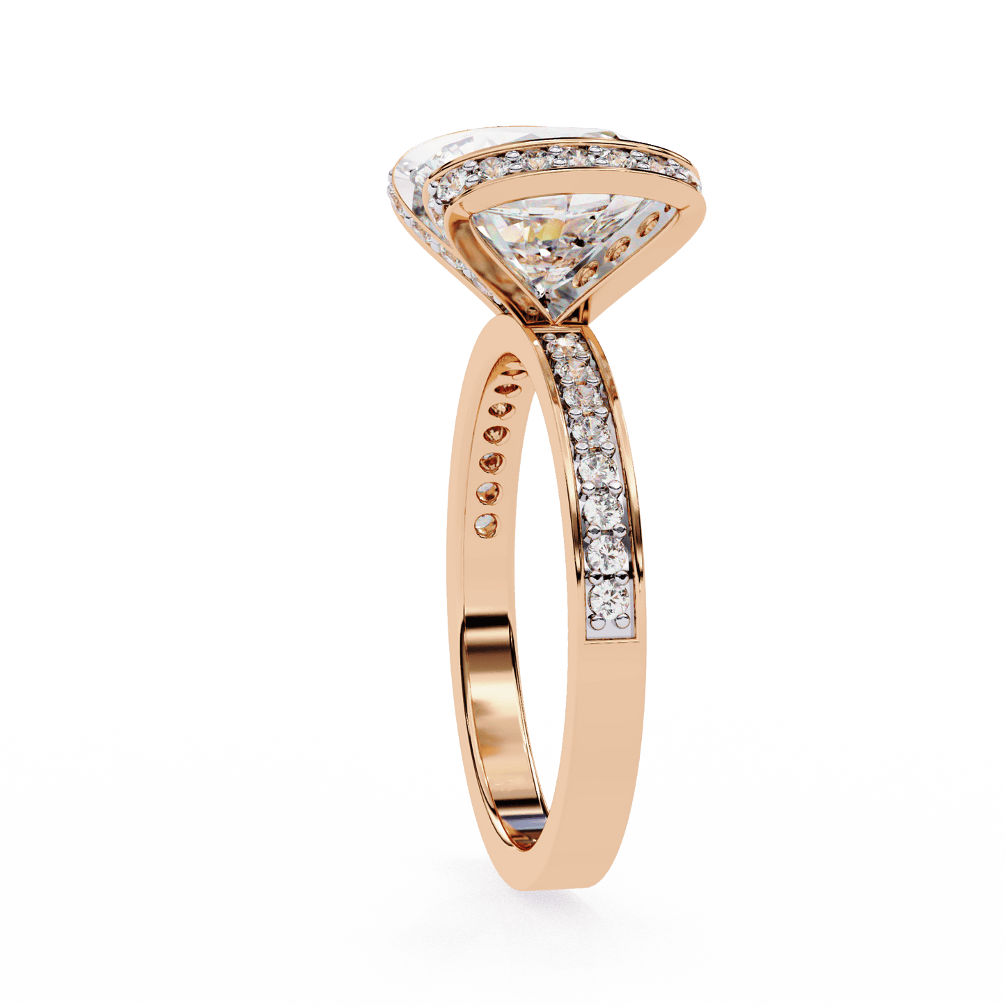 2.92 Carat Round Solitaire Grand Wedding Ring