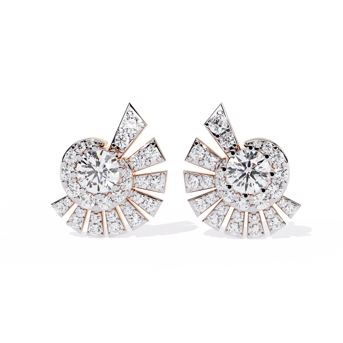 Oyester Round Earrings