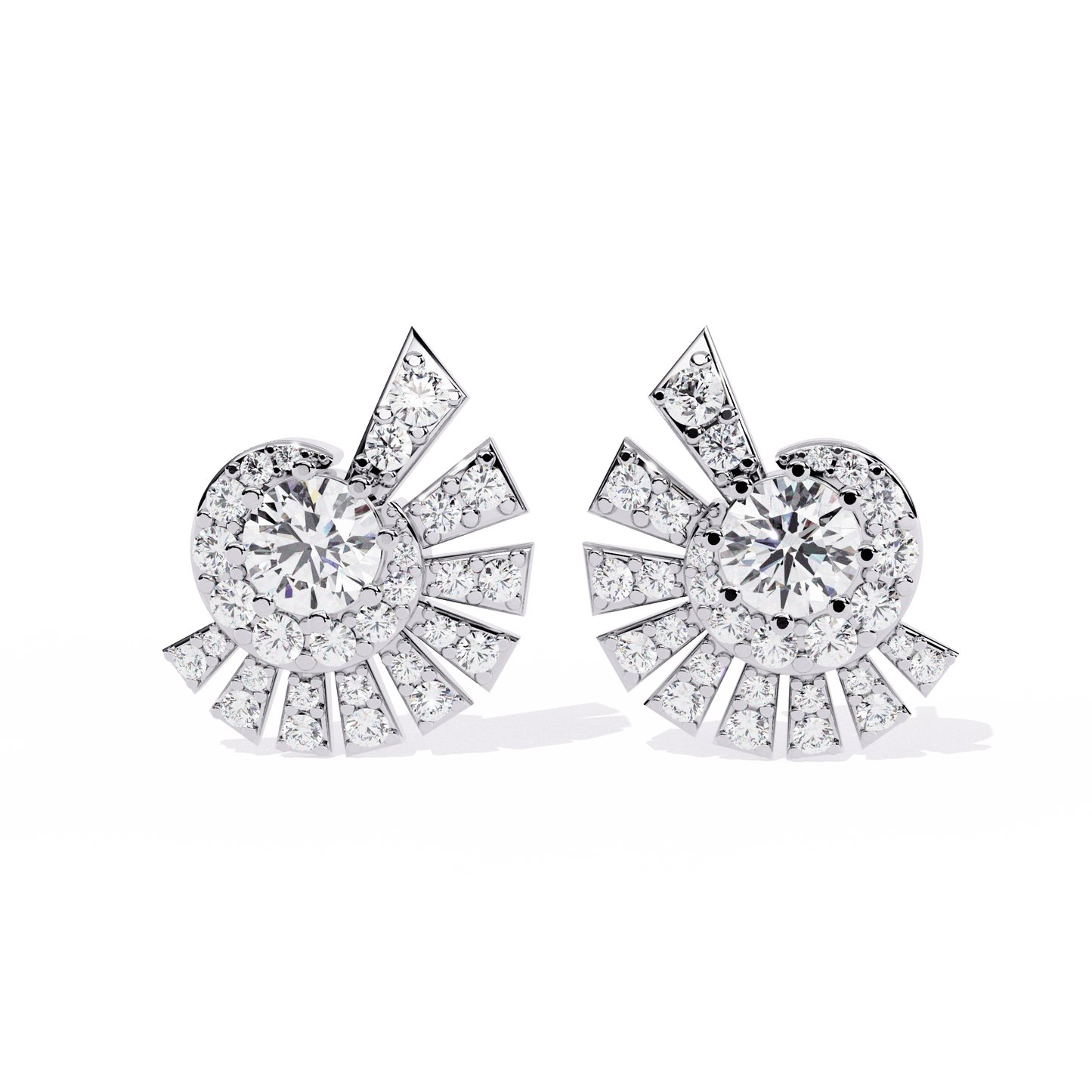 Oyester Round Earrings