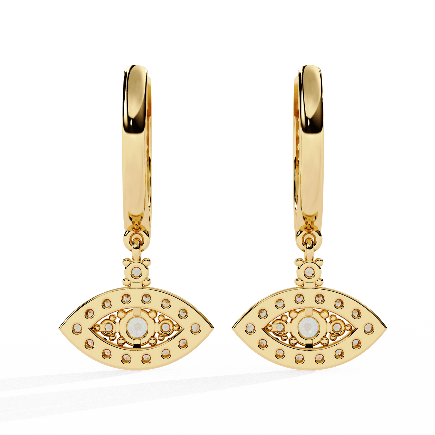 Trending Eye Shaped Dangler Earrings