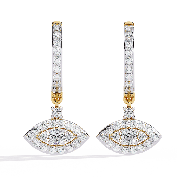 Trending Eye Shaped Dangler Earrings