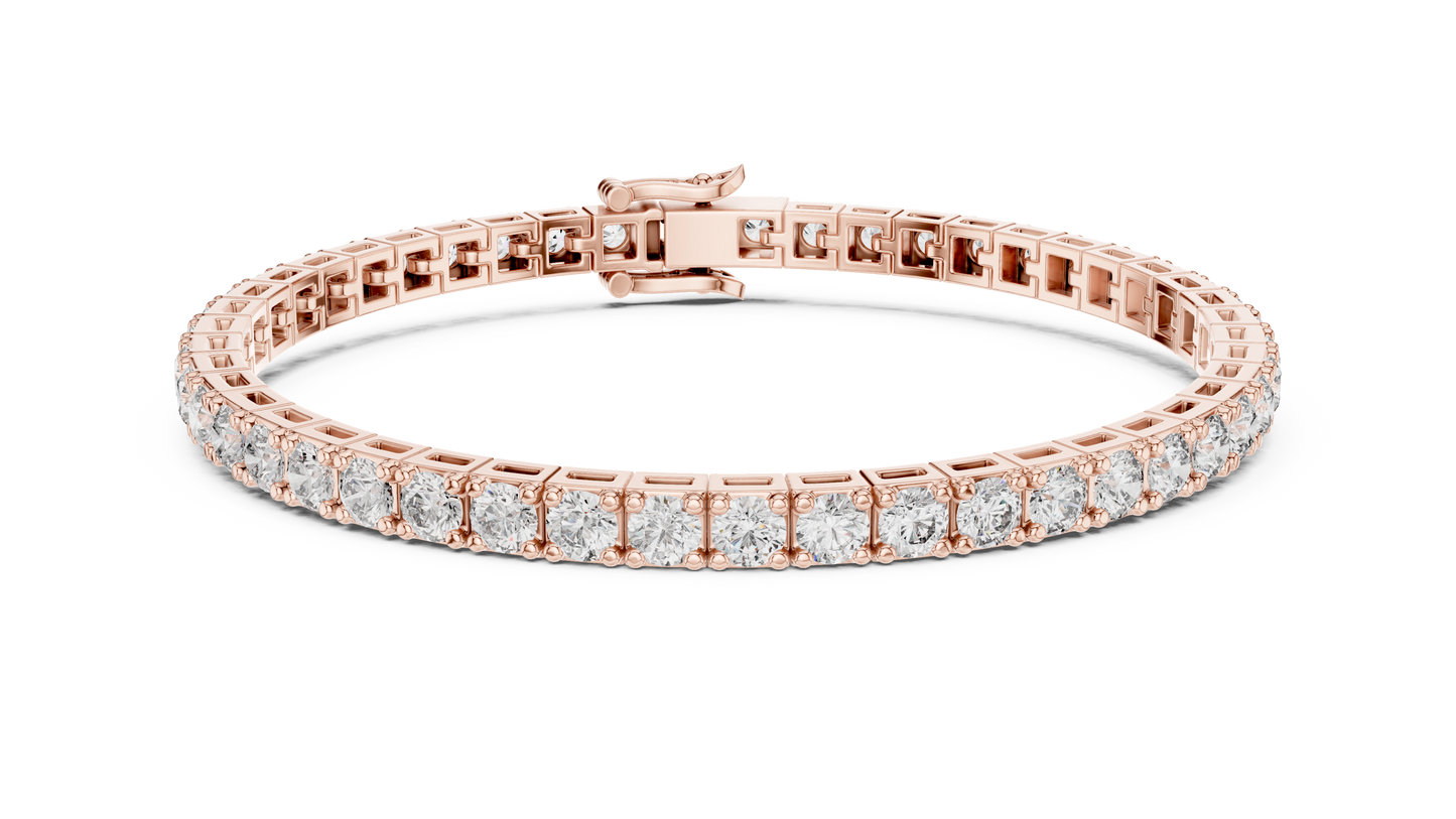 11 Pointer Classic Round Diamond Tennis Bracelet