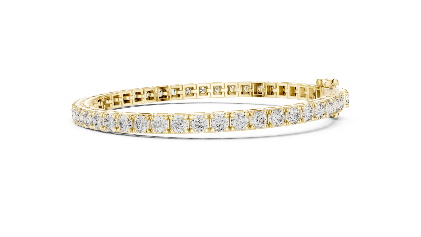 30 Pointer Glorious Round Diamonds Tennis Bracelet