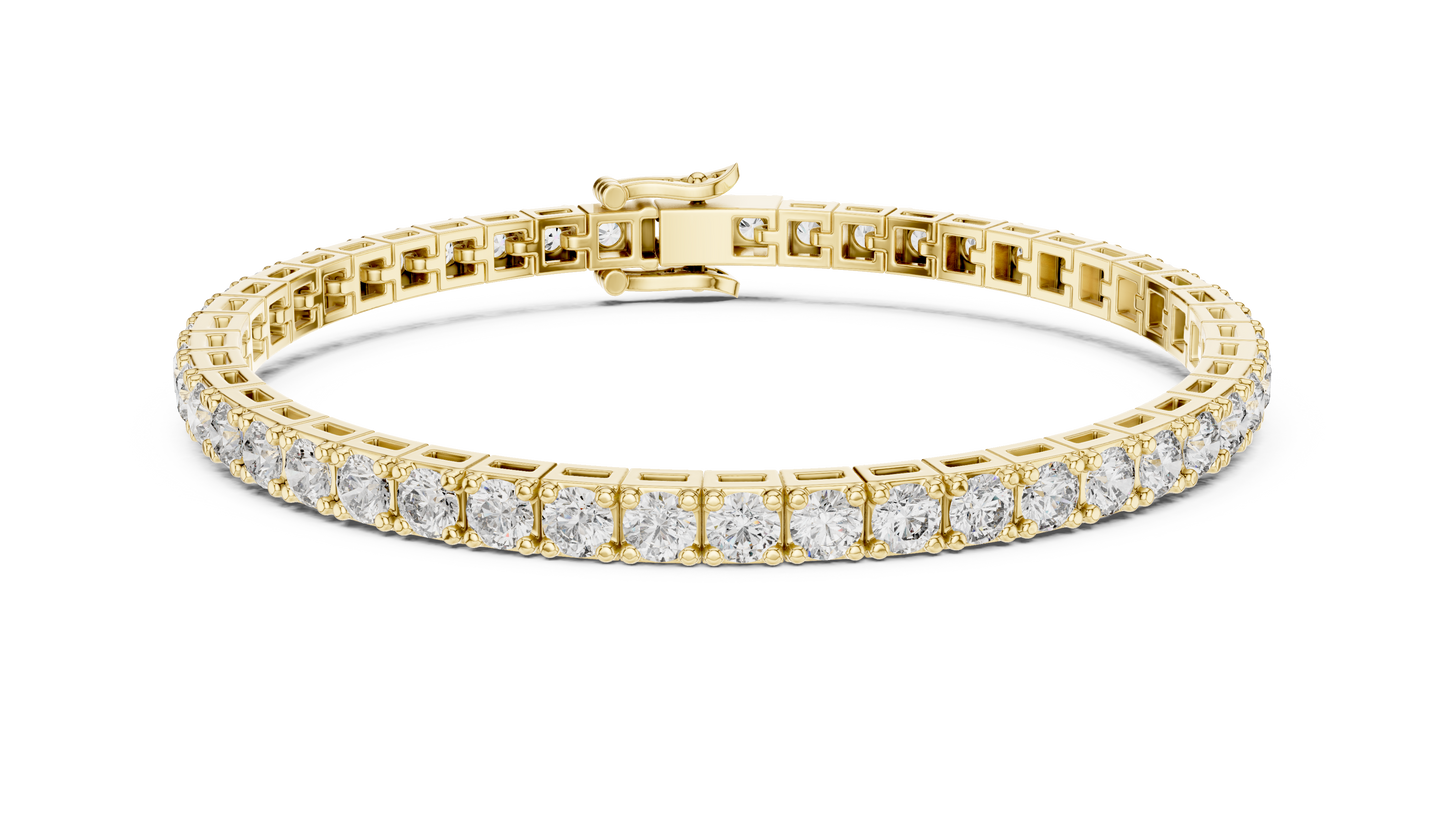 11 Pointer Classic Round Diamond Tennis Bracelet