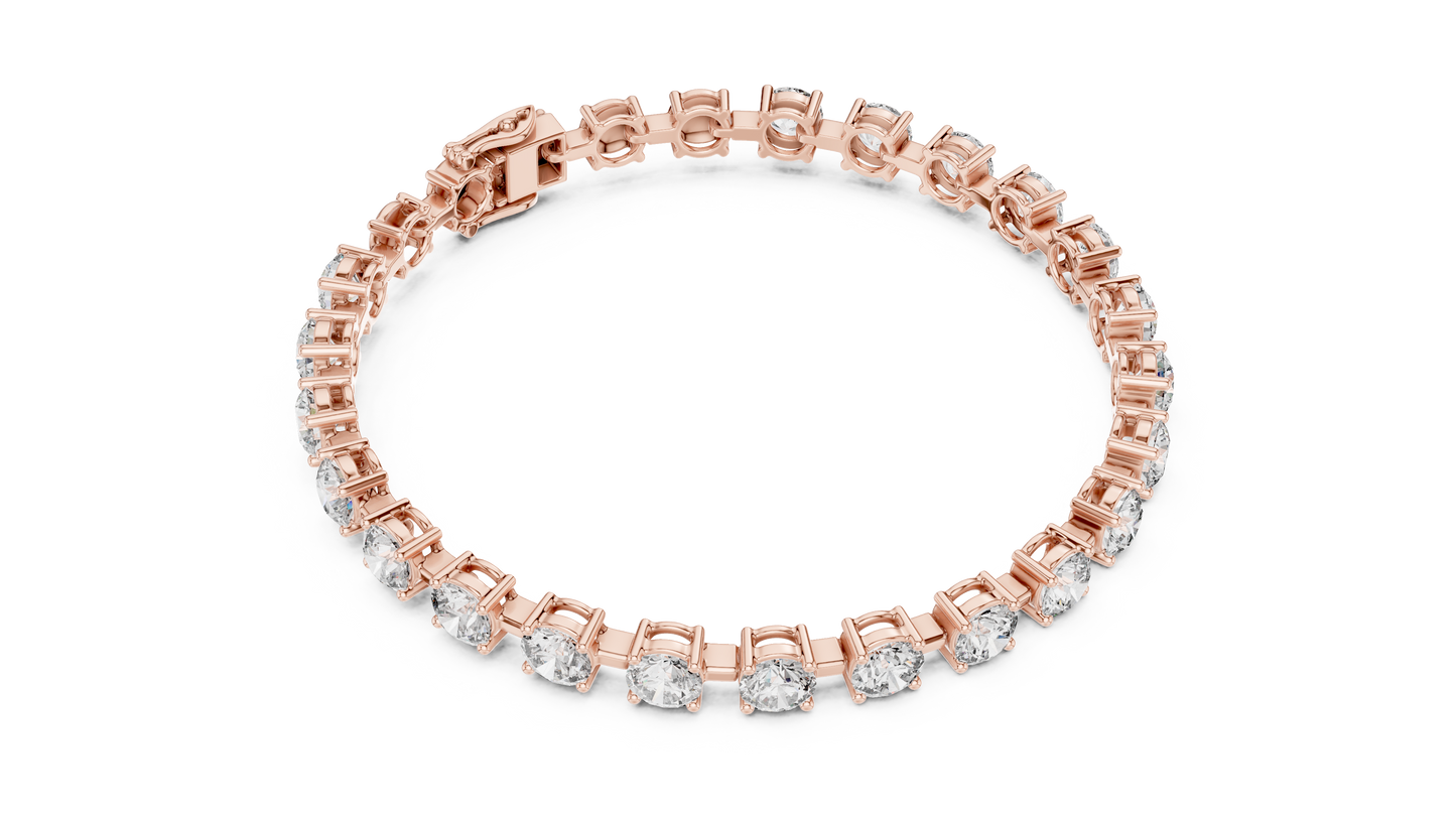 Heirloom Legacy 50 Pointers Round Cut Solitaire Bangle