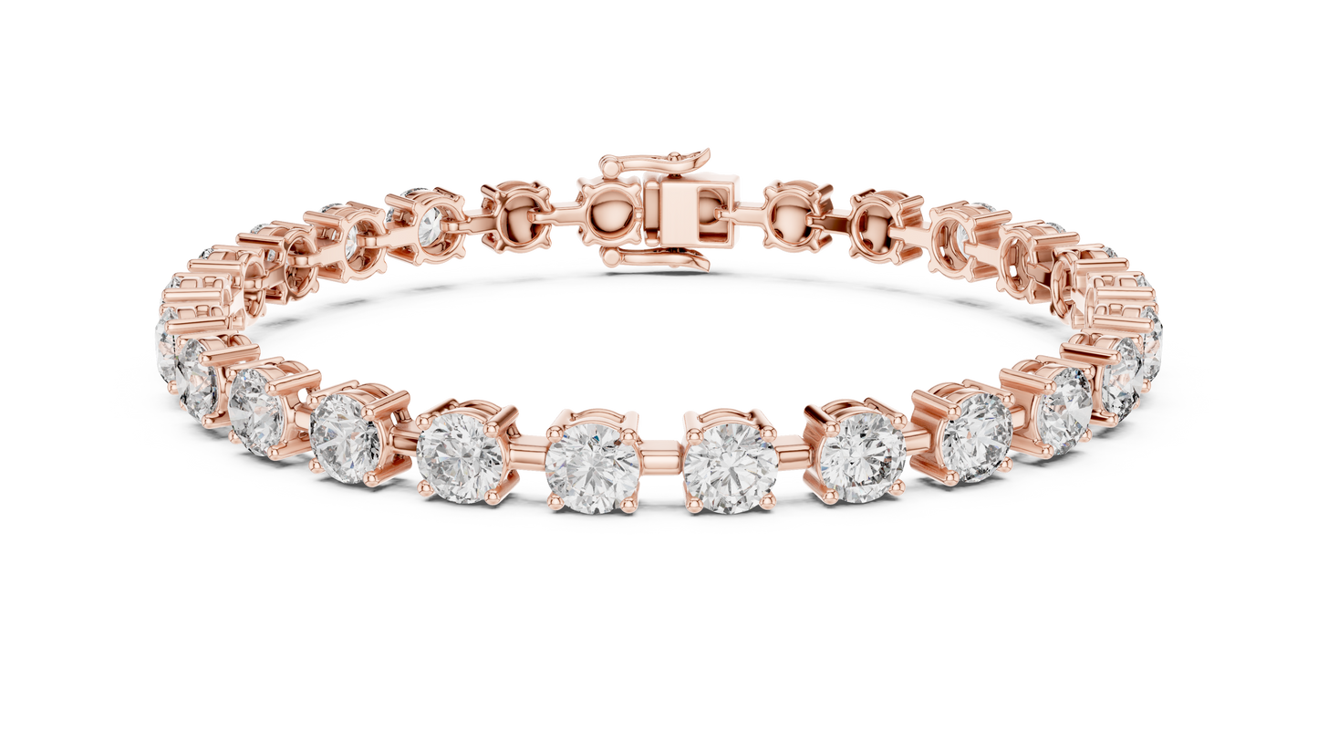 Heirloom Legacy 50 Pointers Round Cut Solitaire Bangle