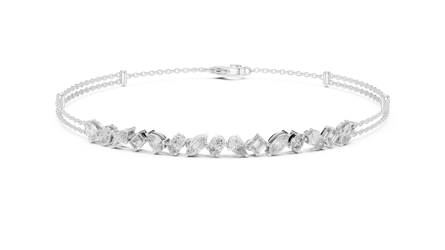 Carnival Fancy Diamonds Bracelet