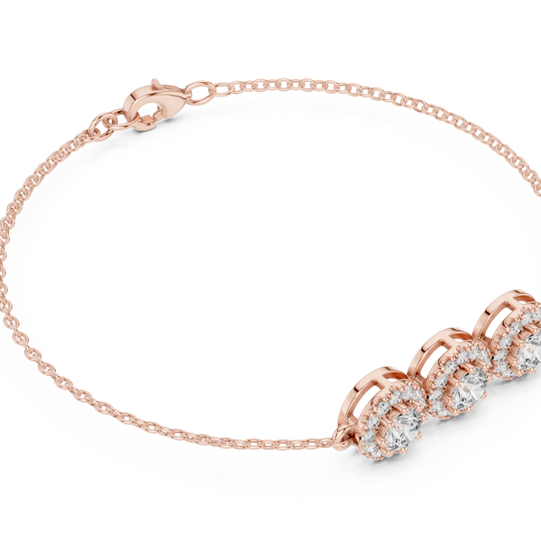 3 Stories Daily Wear Solitaire Bracelet