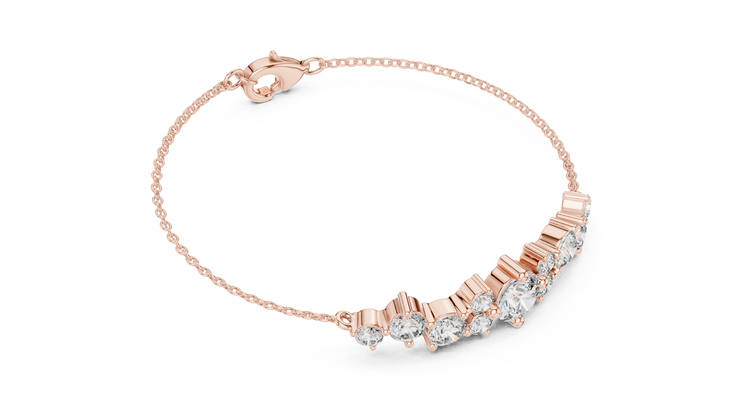 Diamond Crush Chain Bracelet