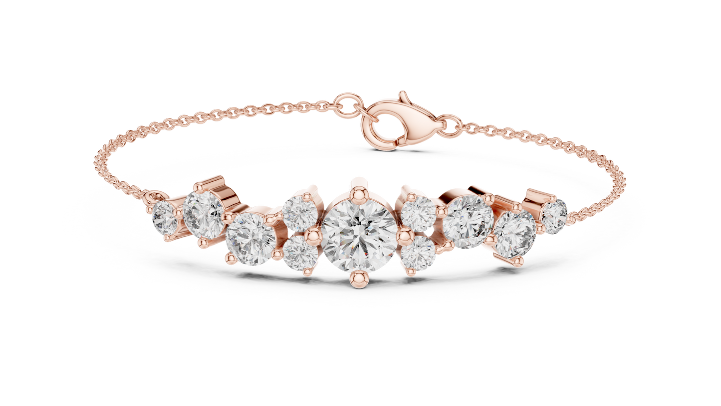 Diamond Crush Chain Bracelet