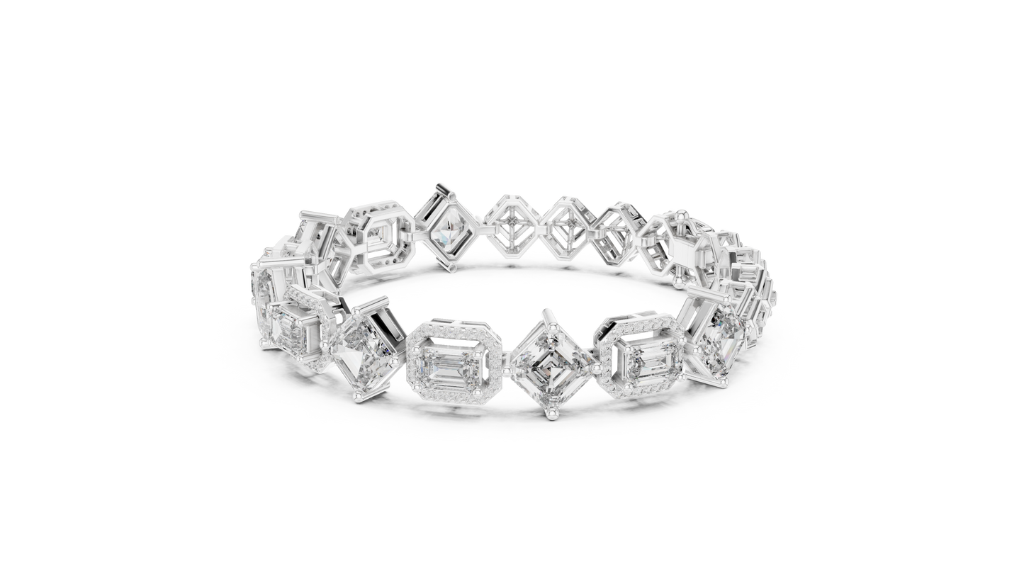 Couture Cuts Solitaire Tennis Bracelet