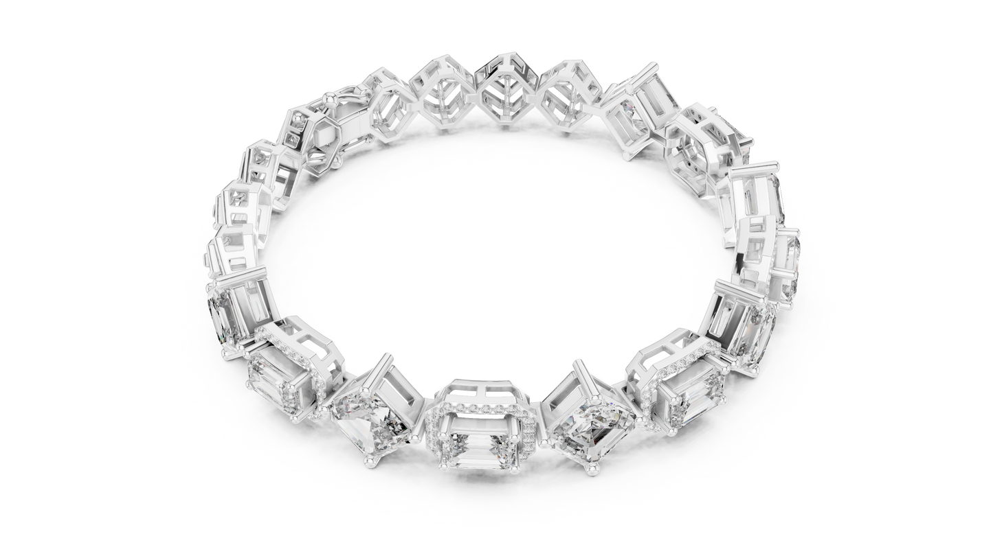 Couture Cuts Solitaire Tennis Bracelet