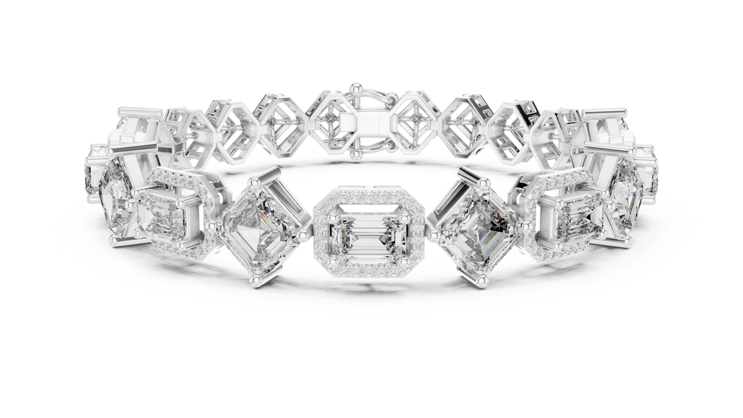 Couture Cuts Solitaire Tennis Bracelet