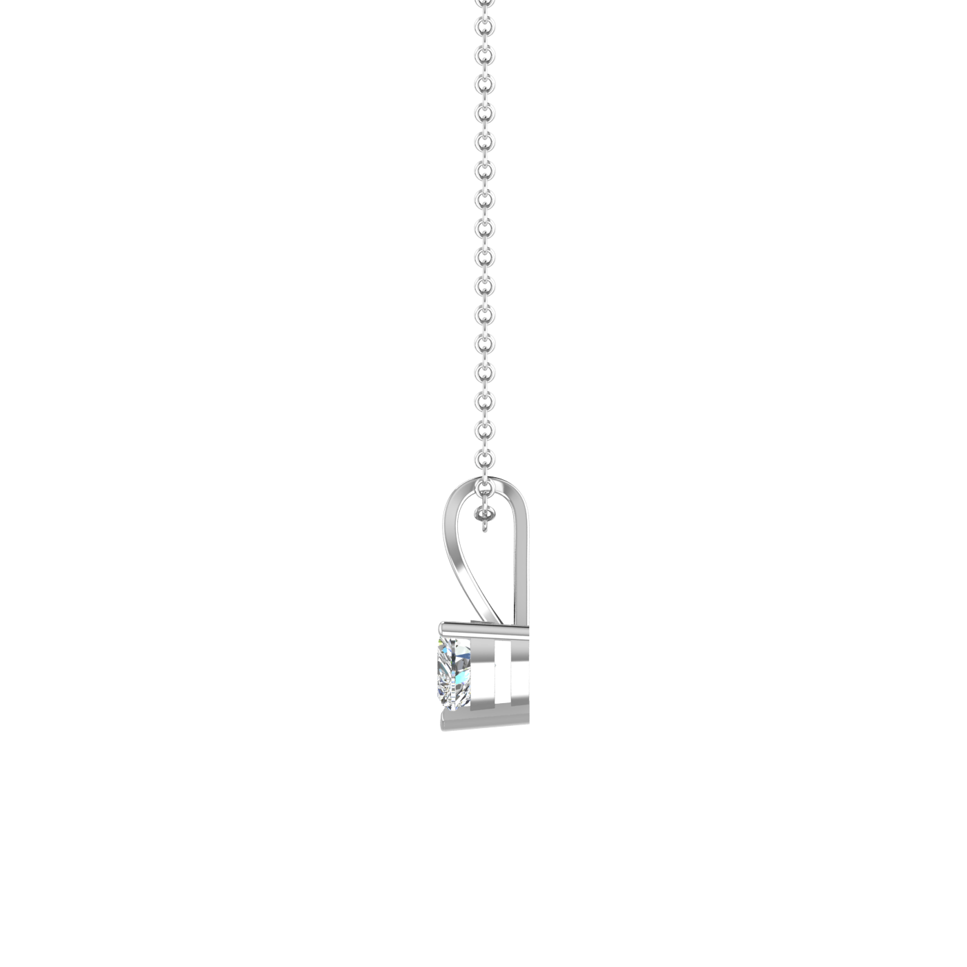 Heart 0.5 Carat Solitaire Pendant Set