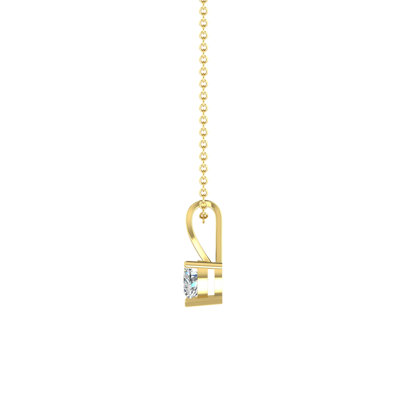 Heart 0.5 Carat Solitaire Pendant