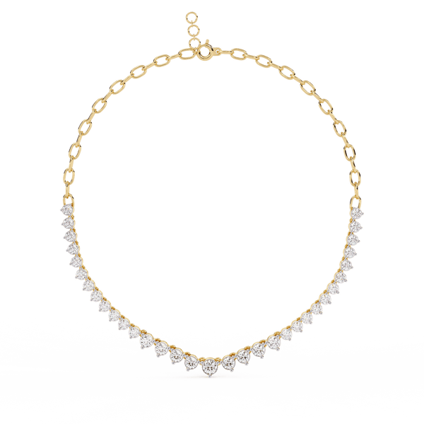 Classic Tennis Diamond Necklace
