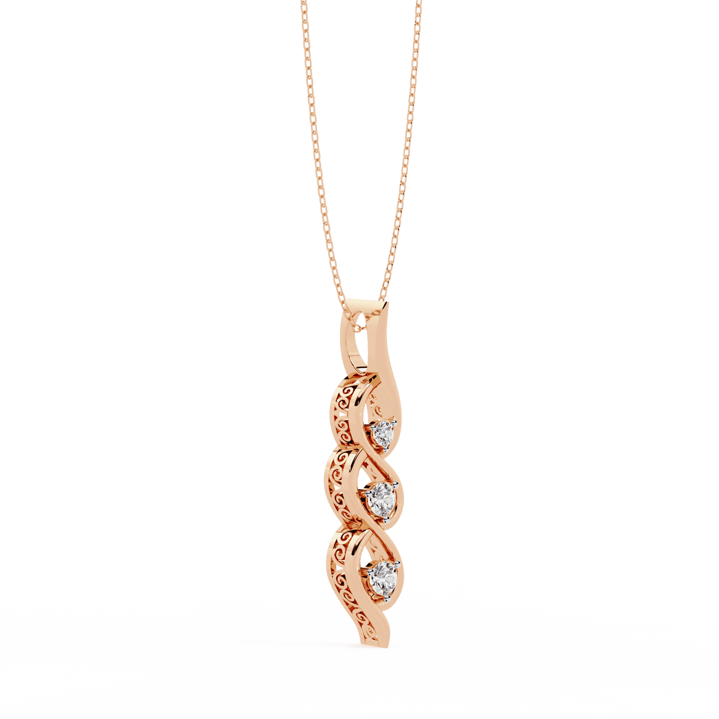 Sparkle Daily Wear Diamond Necklace