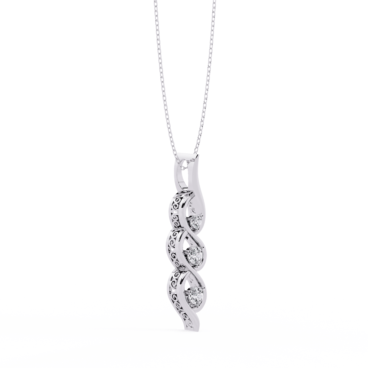 Sparkle Daily Wear Diamond Necklace