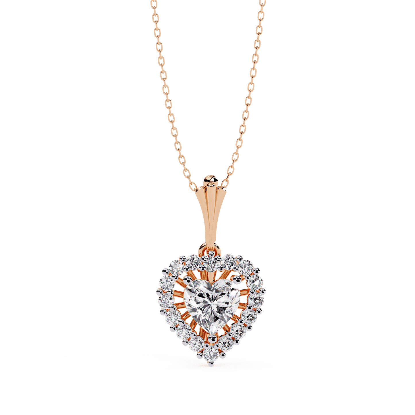 Shine in Love Diamond Necklace