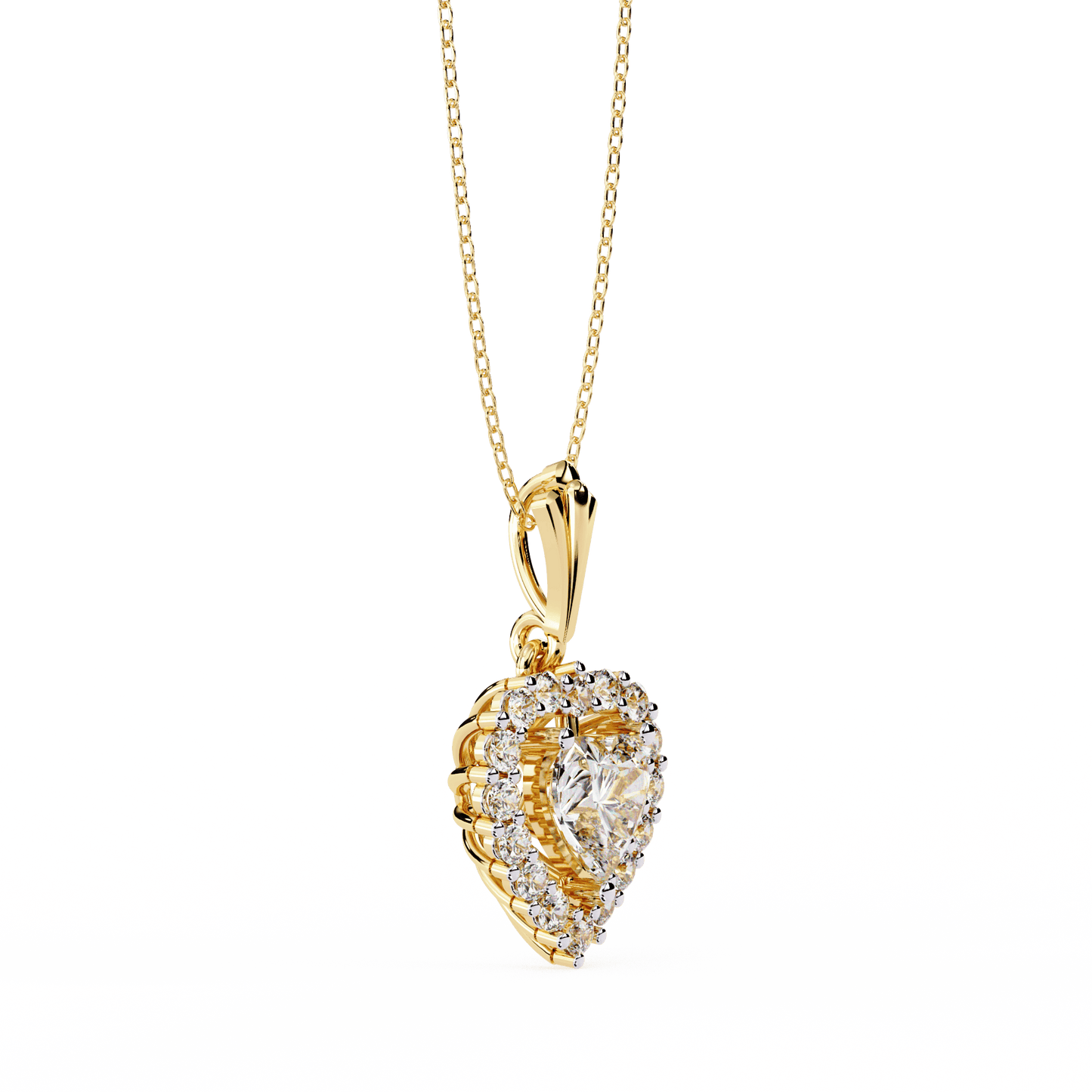 Shine in Love Diamond Necklace