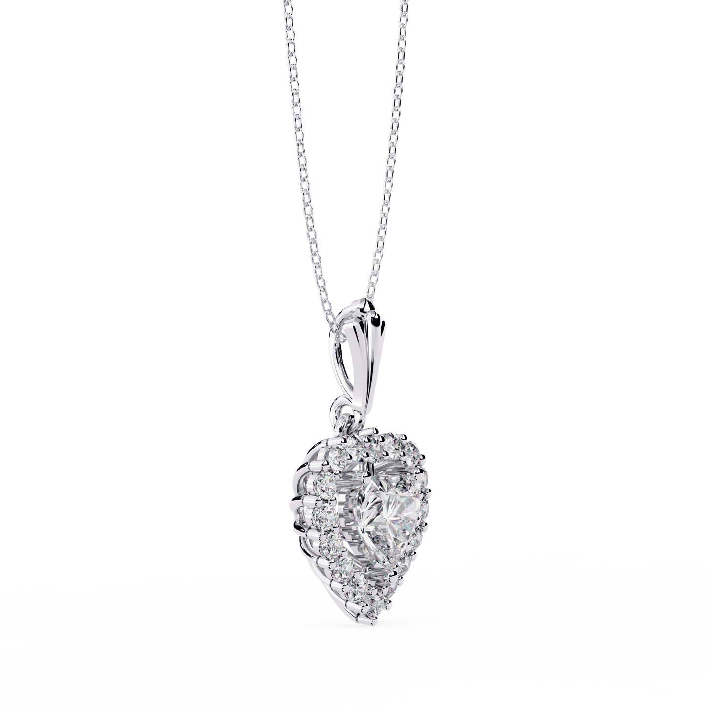 Shine in Love Diamond Necklace