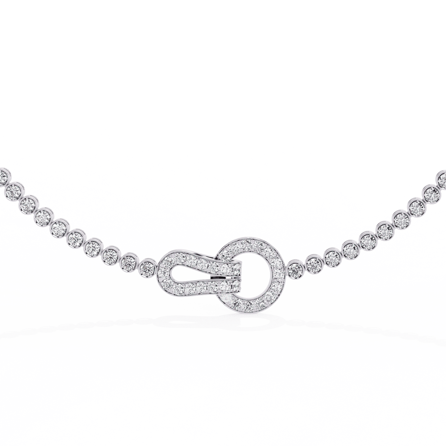 Tie a Knot Diamond Necklace
