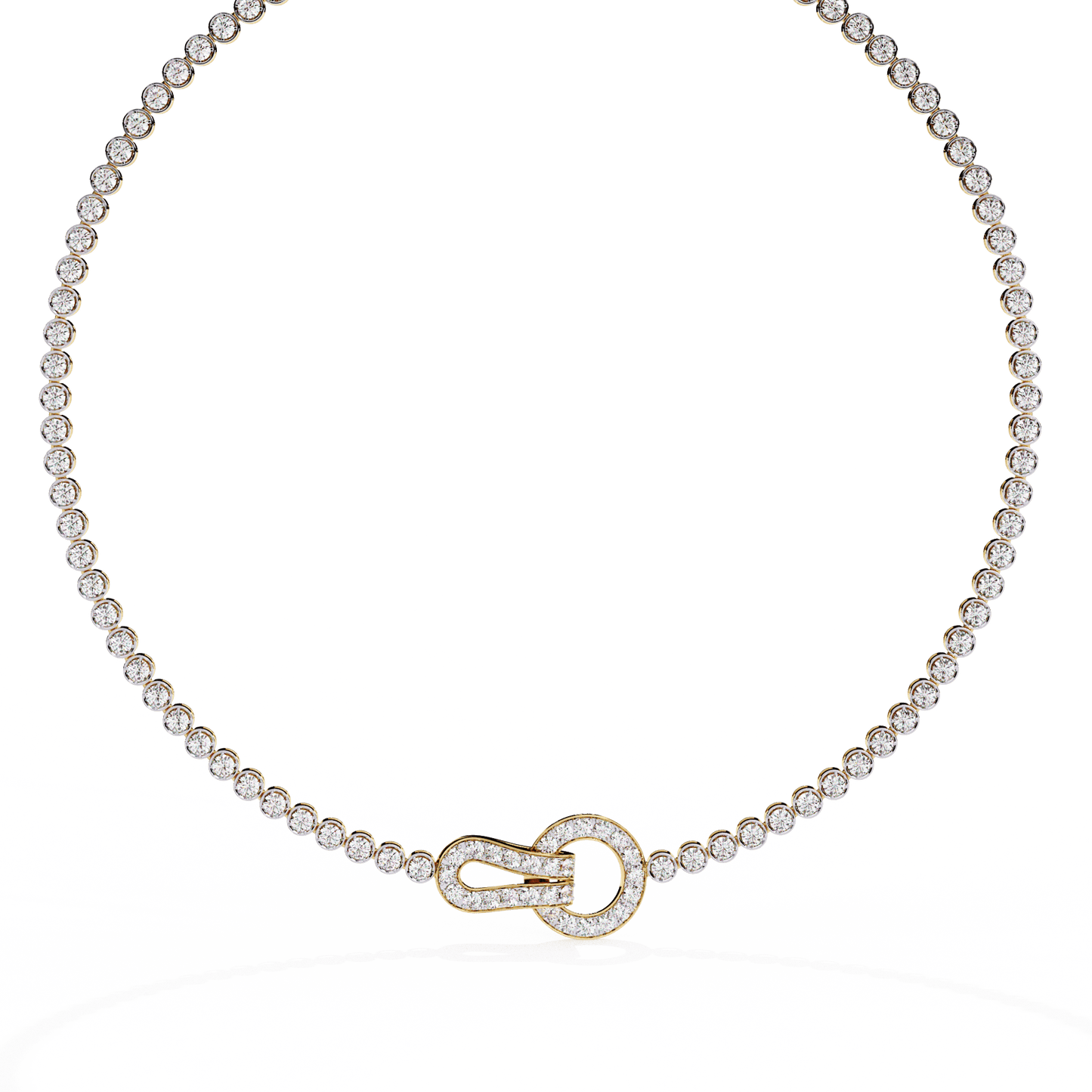 Tie a Knot Diamond Necklace