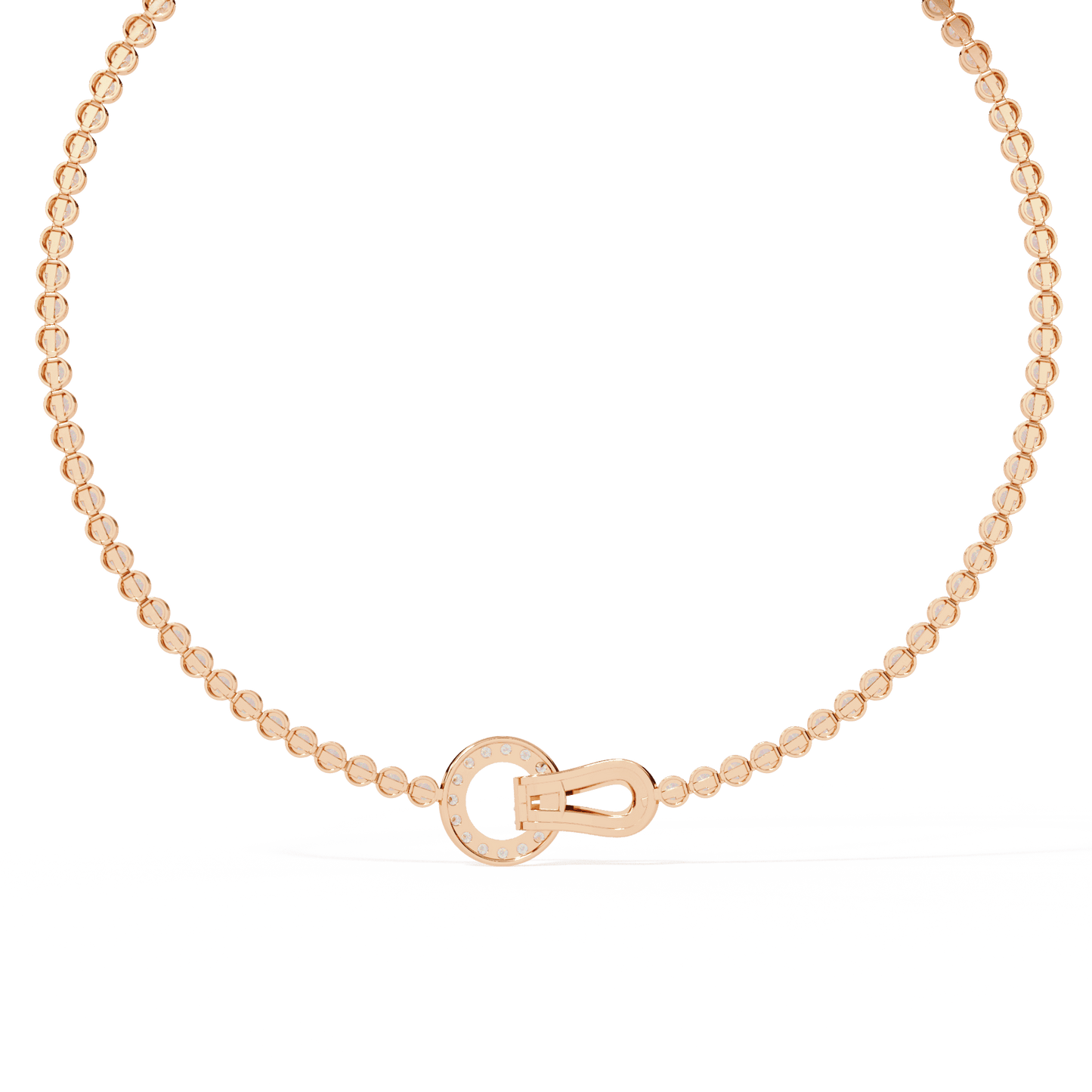 Tie a Knot Diamond Necklace