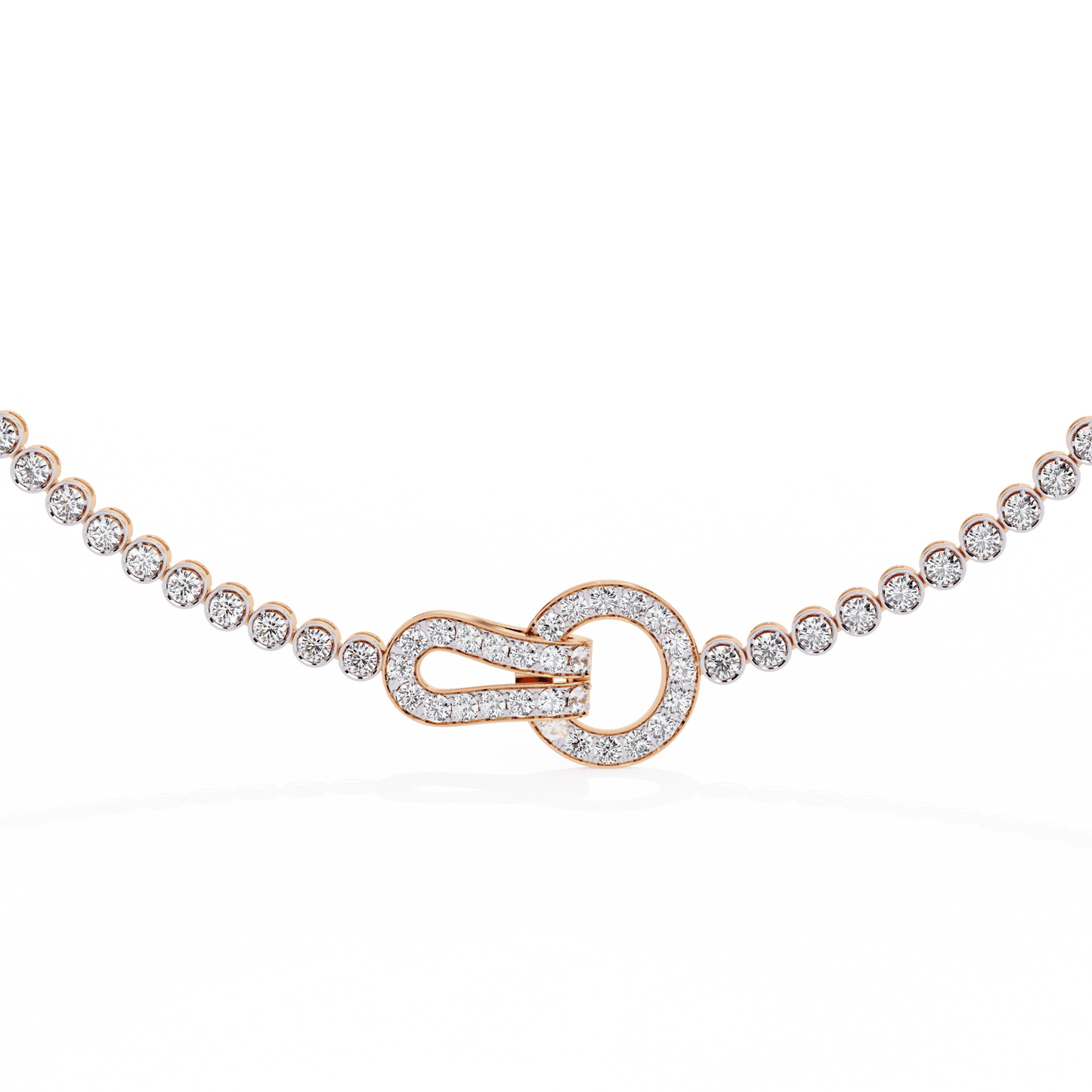 Tie a Knot Diamond Necklace