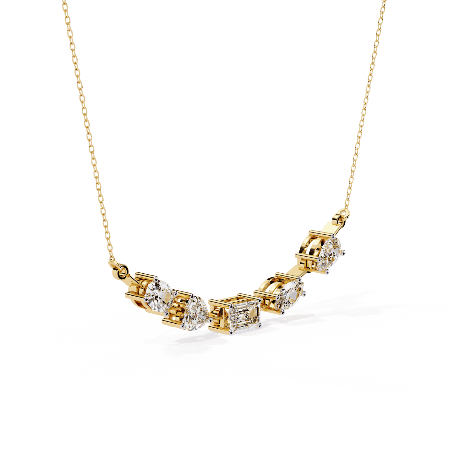Mixed Bag Diamond Necklace
