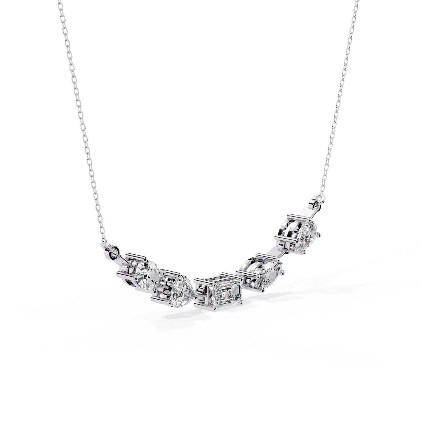 Mixed Bag Diamond Necklace