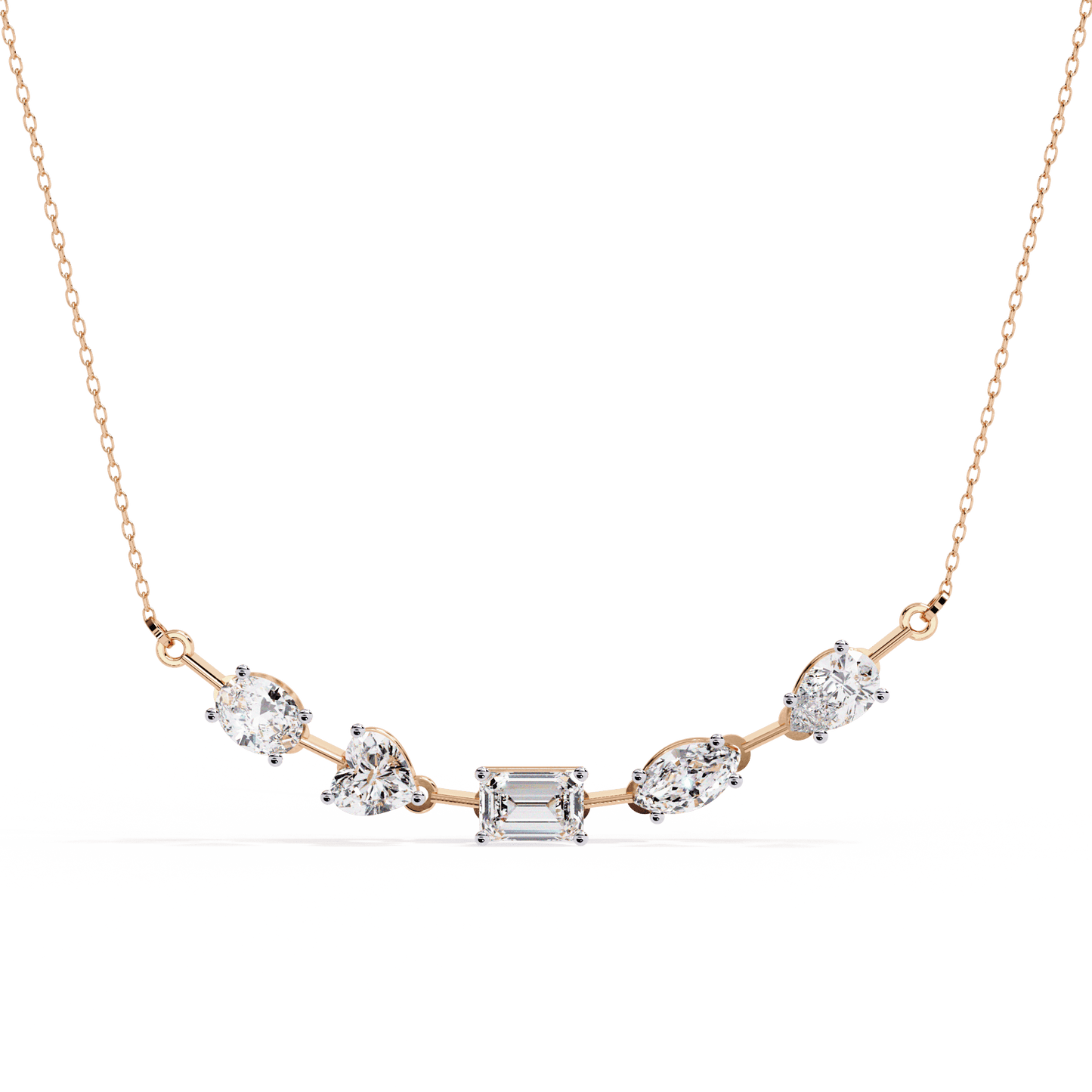 Mixed Bag Diamond Necklace