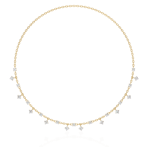 Tinsels Winkle Diamond Necklace