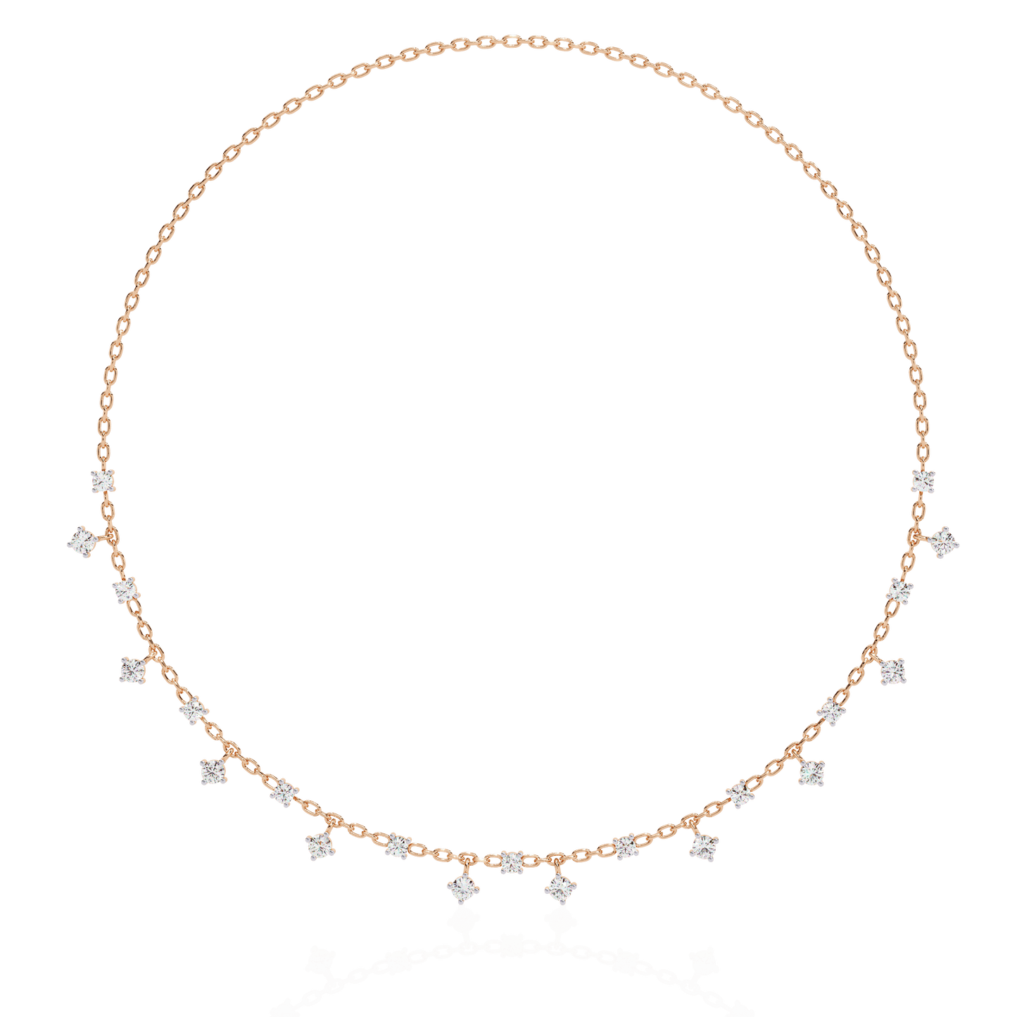 Tinsels Winkle Diamond Necklace